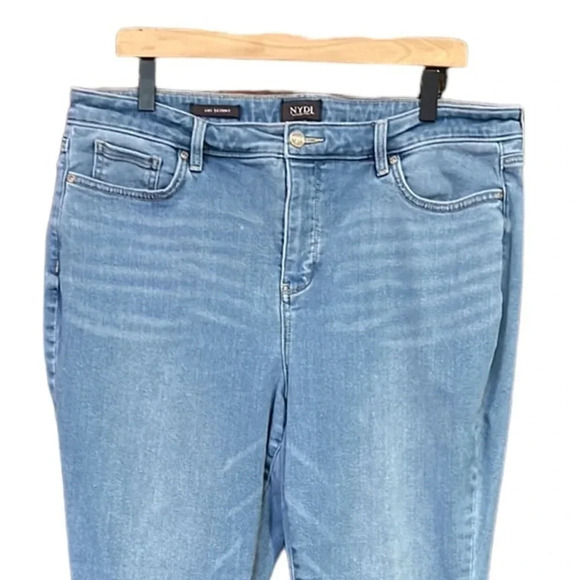 NYDJ Ami Ankle Lift Tuck Skinny Jeans Size 16 - Picture 10 of 10
